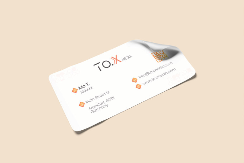 TO.X Media business card